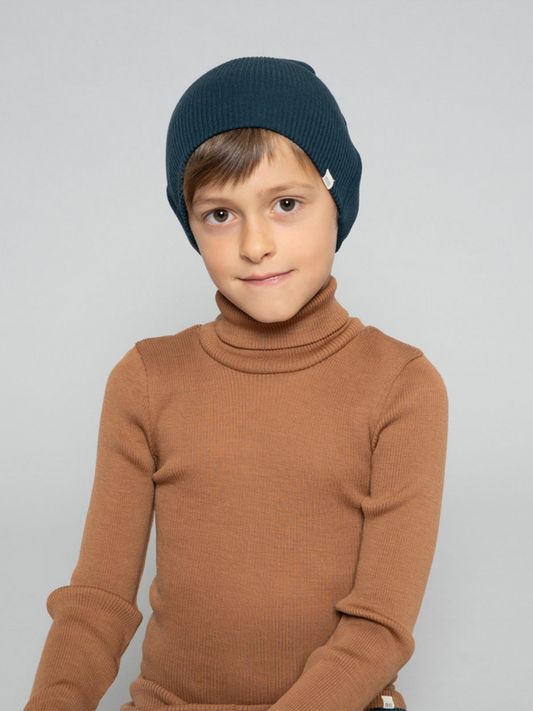 Dopasowana czapka z wełny merino Andersen