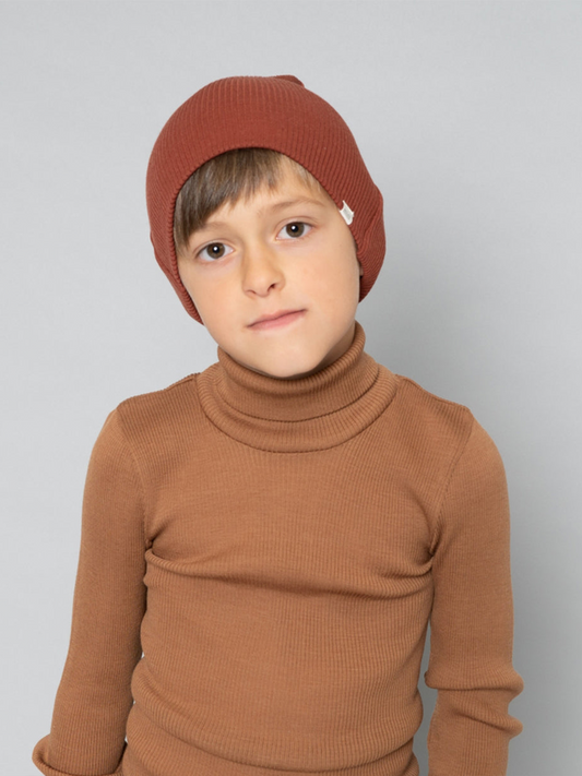 Dopasowana czapka z wełny merino Andersen