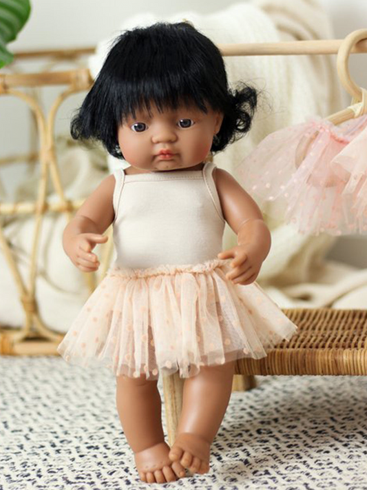 Strój baletnicy dla lalki Miniland 38 cm