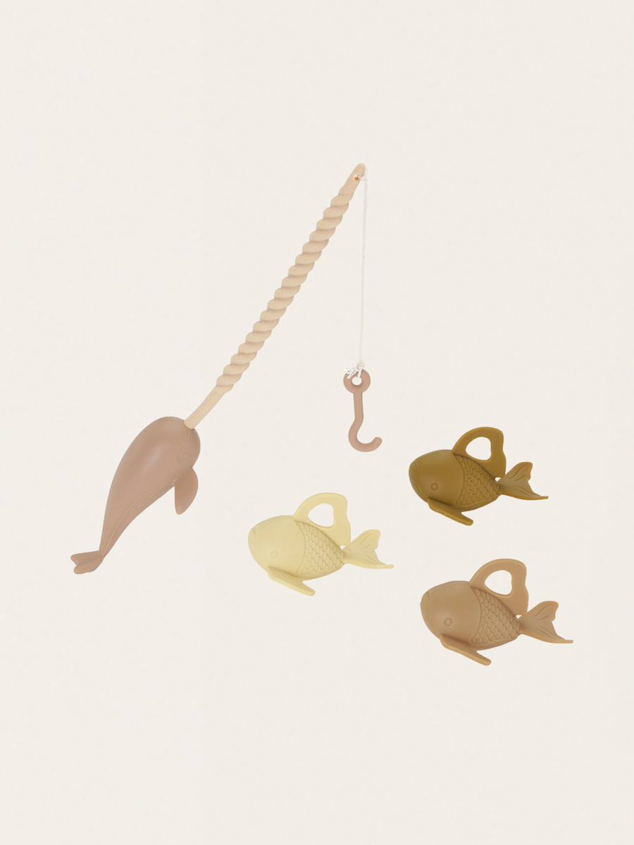 Silikonowy zestaw do wędkowania w kąpieli blush