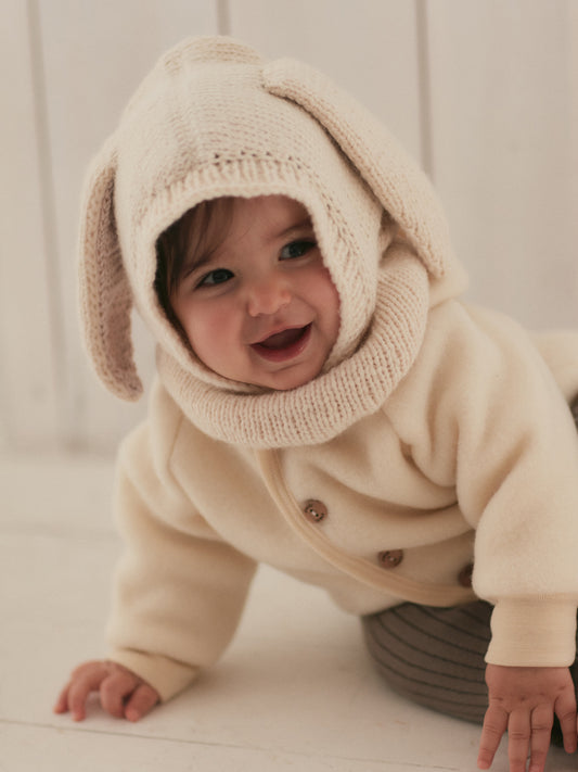 Ręcznie tkana kominiarka - zając