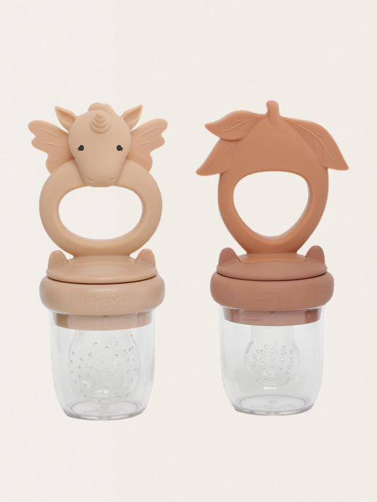 Silikonowy gryzak do podawania pokarmu - 2 szt.