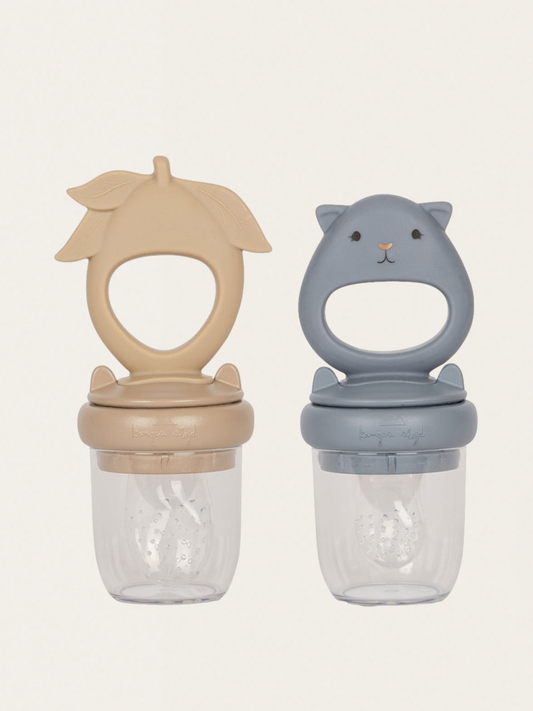 Silikonowy gryzak do podawania pokarmu - 2 szt.