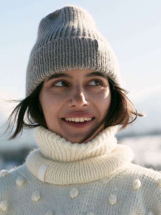 Mięsista czapka merino Fluffy Beanie