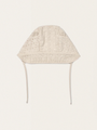 Lekka ażurowa czapka przeciwsłoneczna z uszkami Anglaise