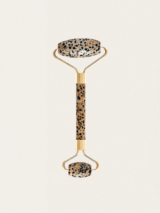 Wałeczek do masażu twarzy jaspis dalmatyński