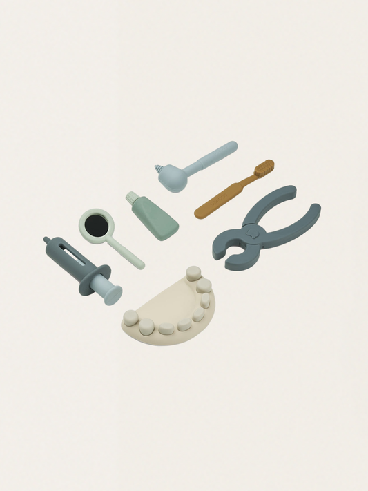 Silikonowy zestaw małego dentysty Frank