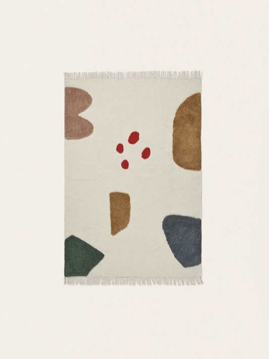 Dywan z nowozelandzkiej wełny Bent Geometric