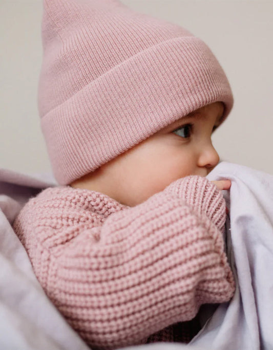 Czapka typu beanie z wełny merino 'Fine'