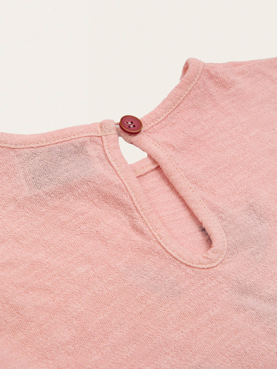 Bawełniany T-shirt z falbankami Baby