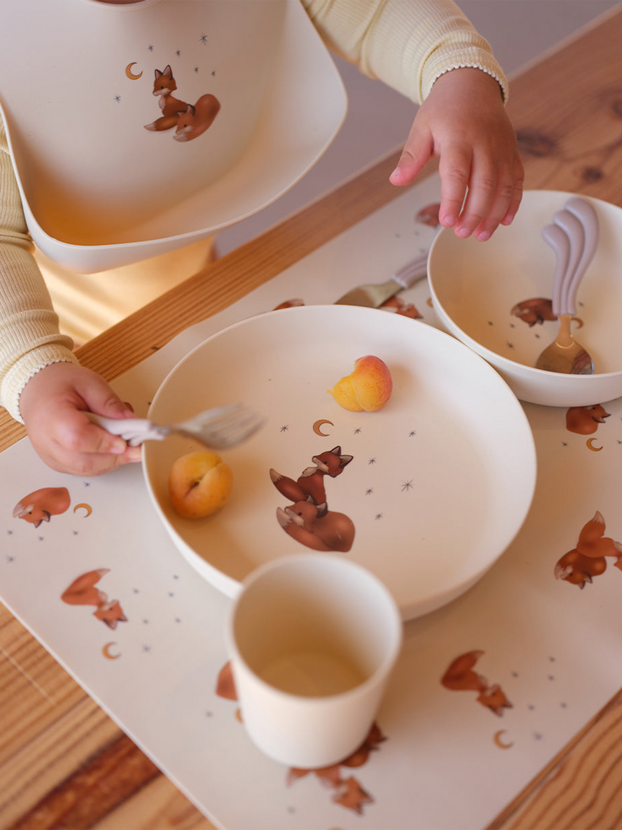 Zestaw dwóch silikonowych śliniaków