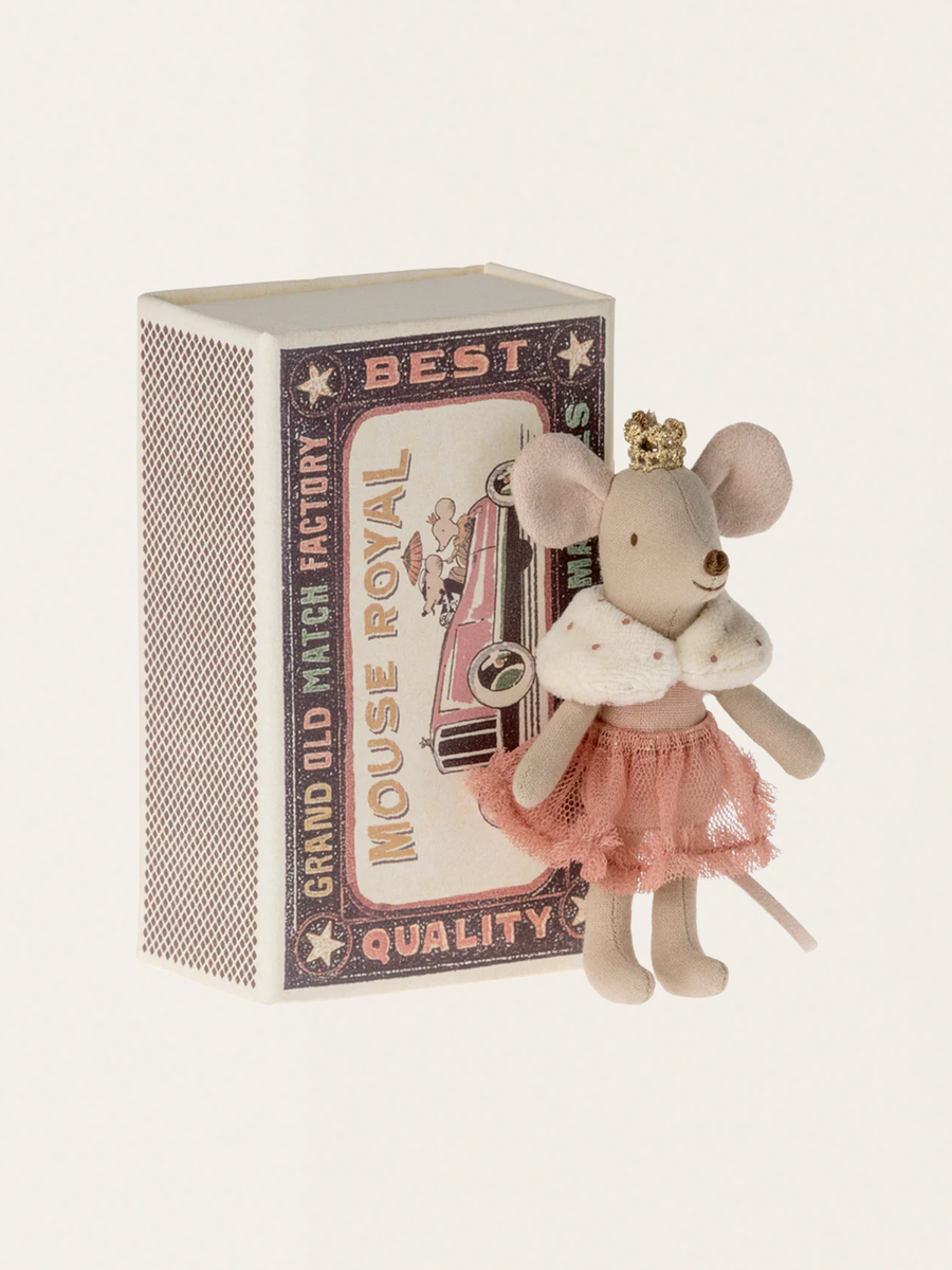 Myszka Princess Mouse w pudełku po zapałkach