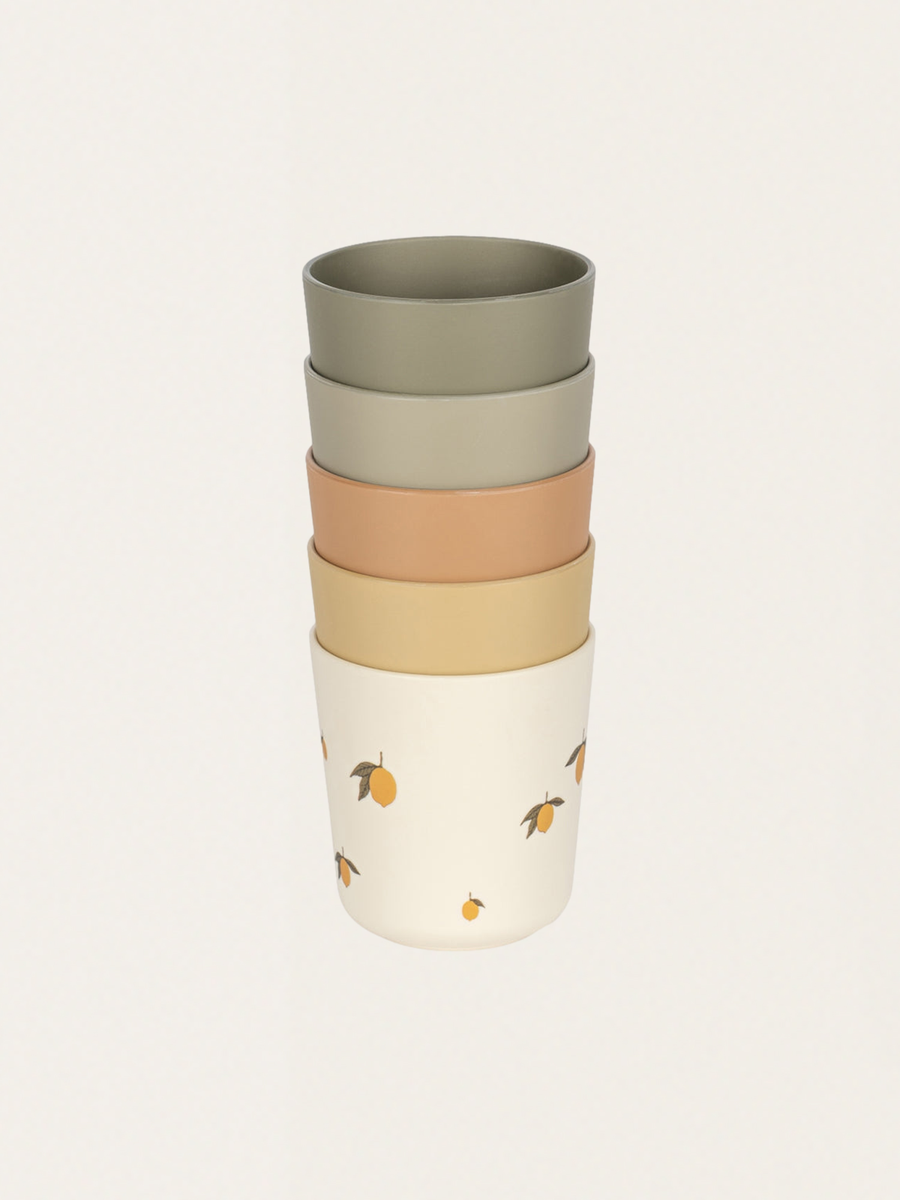 Zestaw kubków z ekotworzywa 5 szt.