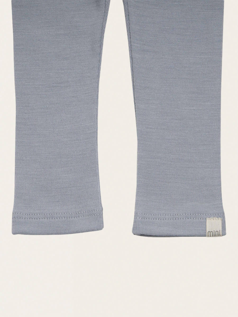 Ciepłe legginsy z mieszanki wełny i jedwabiu Powder Blue