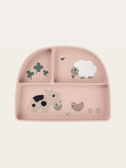 Talerzyk trójdzielny z przyssawką