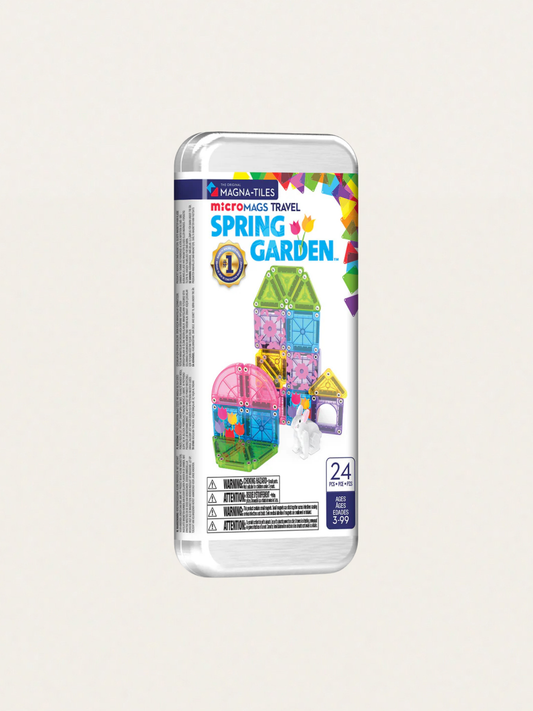 Klocki magnetyczne Travel microMAGS Spring Garden 24 elementy