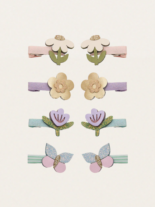 Spinki do włosów 8 szt. Flower Garden