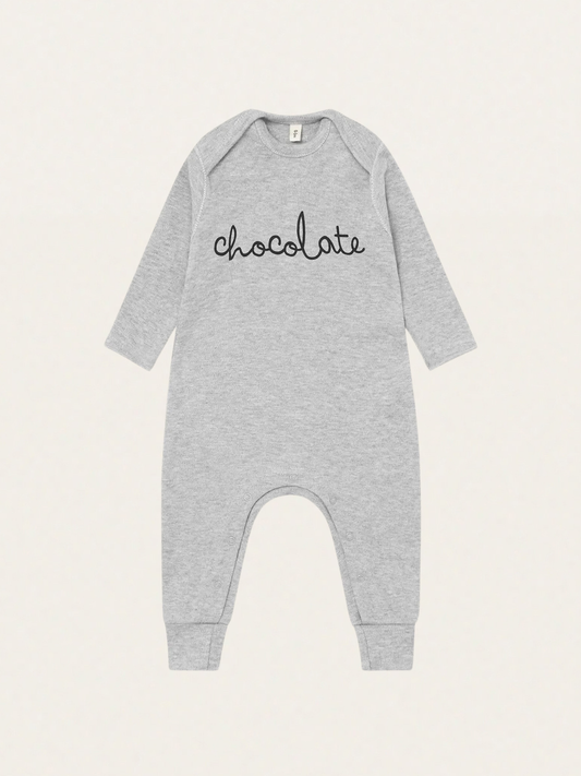 Śpioszki z bawełny organicznej Chocolate