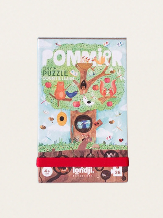 Puzzle kieszonkowe z grą obserwacyjną Jabłonka