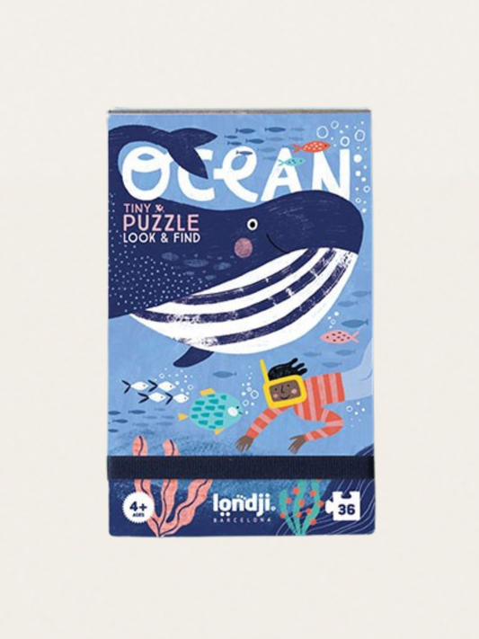 Puzzle kieszonkowe z grą obserwacyjną Ocean