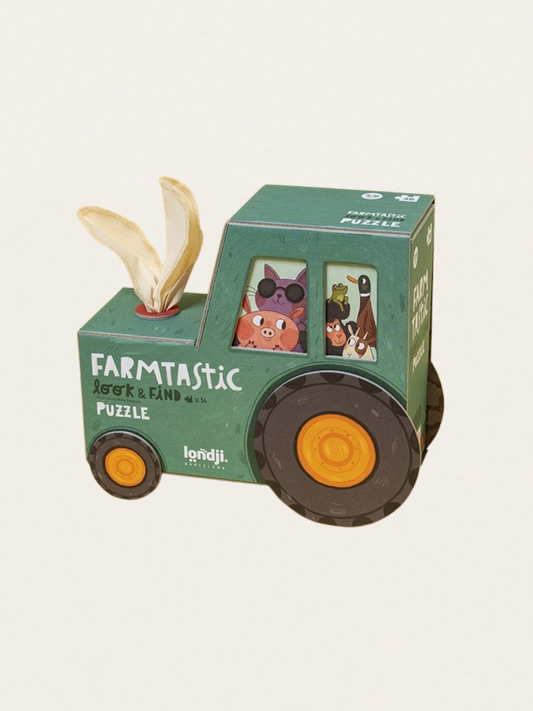 Puzzle z grą obserwacyjną Farmtastick