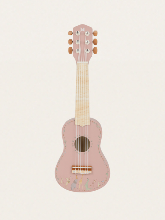 Drewniana gitara Safari Friends Pink
