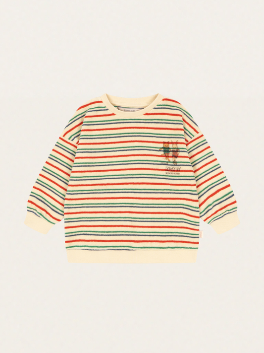 Bluza frotte Itty Kick stripe
