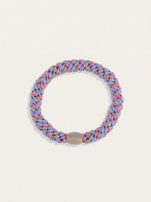 Gumka do włosów KKNEKKI - Mix Sky Blue Pink Glitter