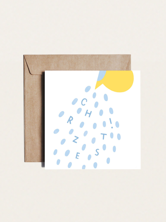 Kartka okolicznościowa - Chrzest - Splash