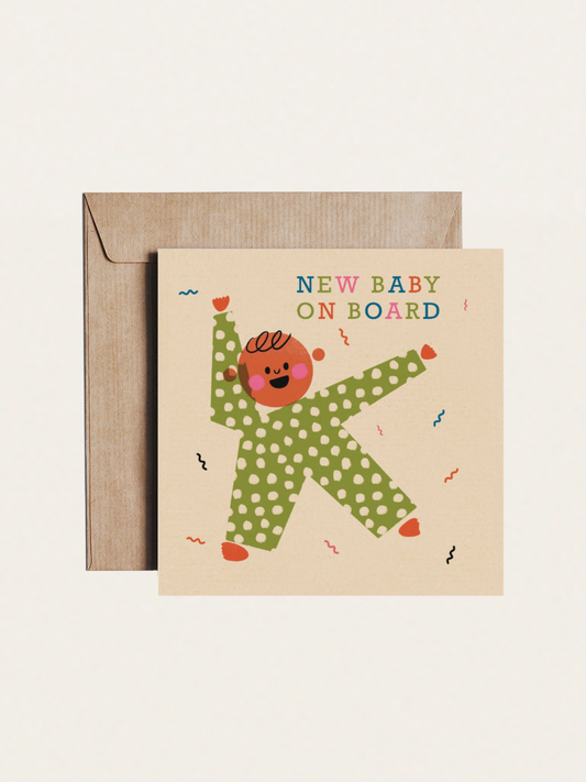 Kartka okolicznościowa - Narodziny - New Baby On Board