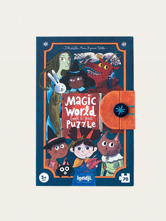 Puzzle z grą obserwacyjną Magic World