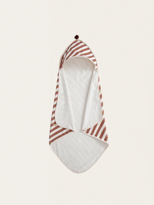 Ręcznik z mięsistej frotte Stripe Pear