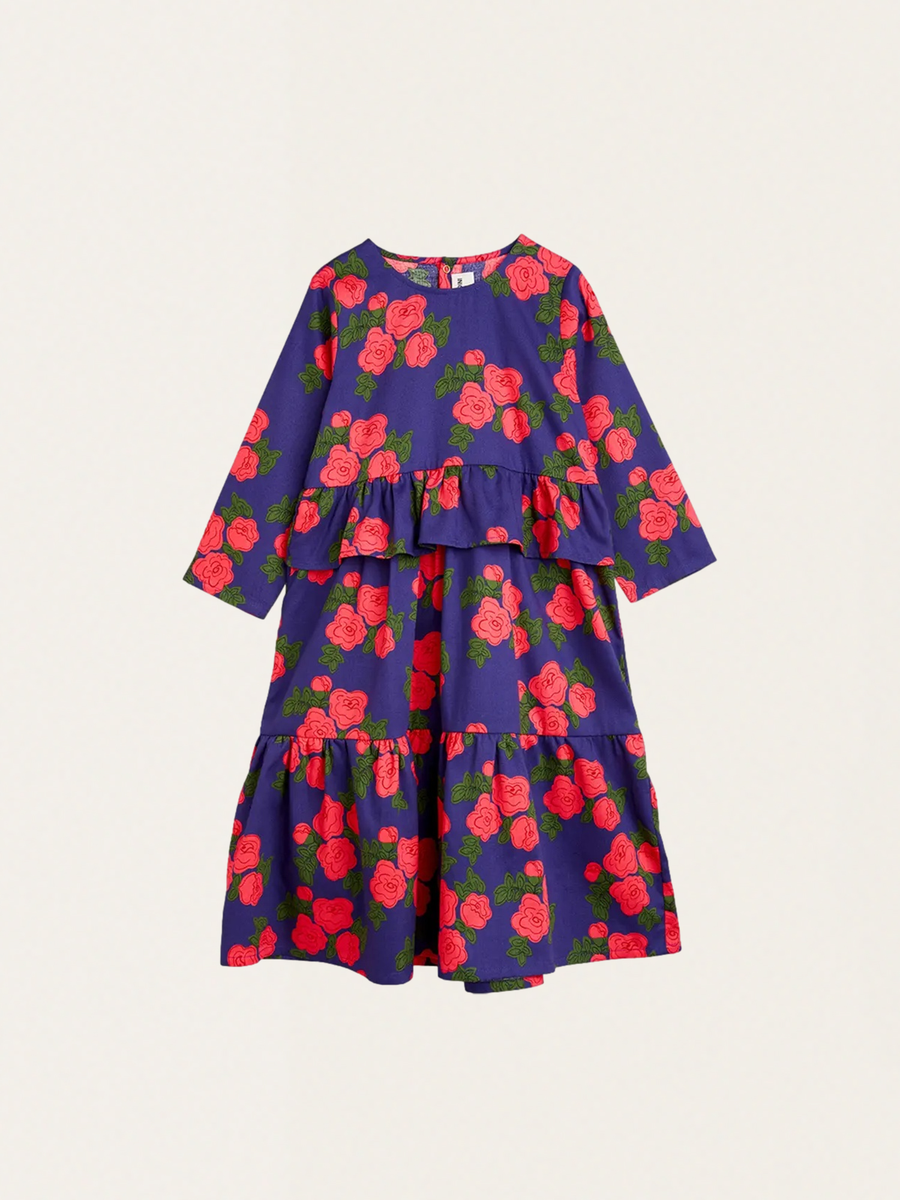 Bawełniana sukienka w róże