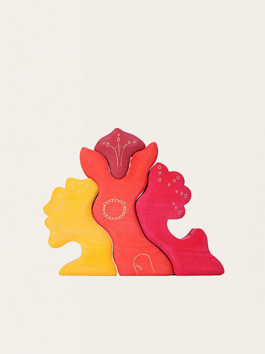 Układanka kształty leśne