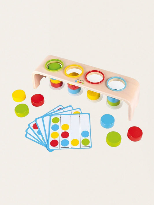 Drewniana układanka sortowanie kolorów Essentiel