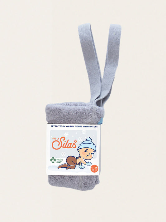 Ocieplane rajstopy na szelkach w stylu retro