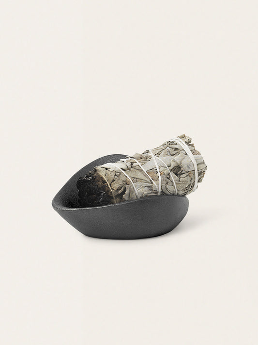 Podstawka do rytuałów + pęczek szałwii