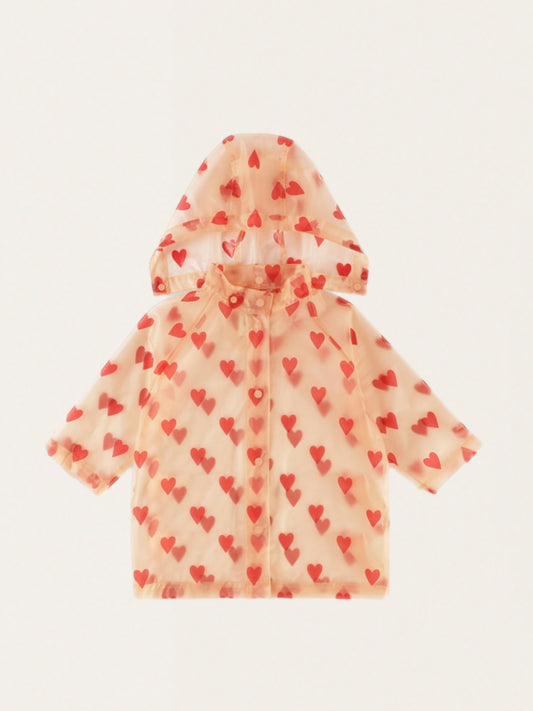 Przezroczysty płaszcz przeciwdeszczowy