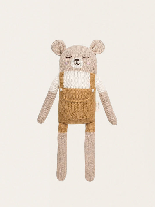 Duża ekologiczna przytulanka z alpaki - miś