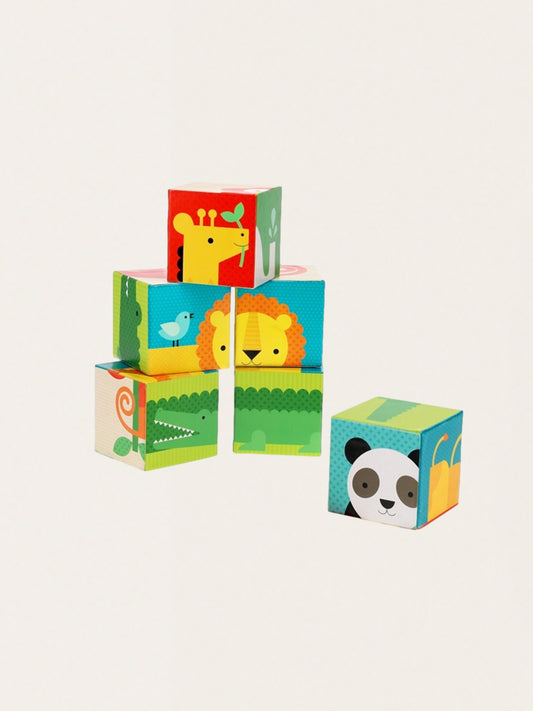 Kolorowe klocki - dzikie zwierzęta