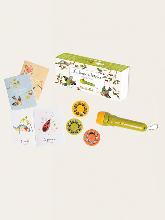 Latarka projektor Le Jardin + mini książeczki