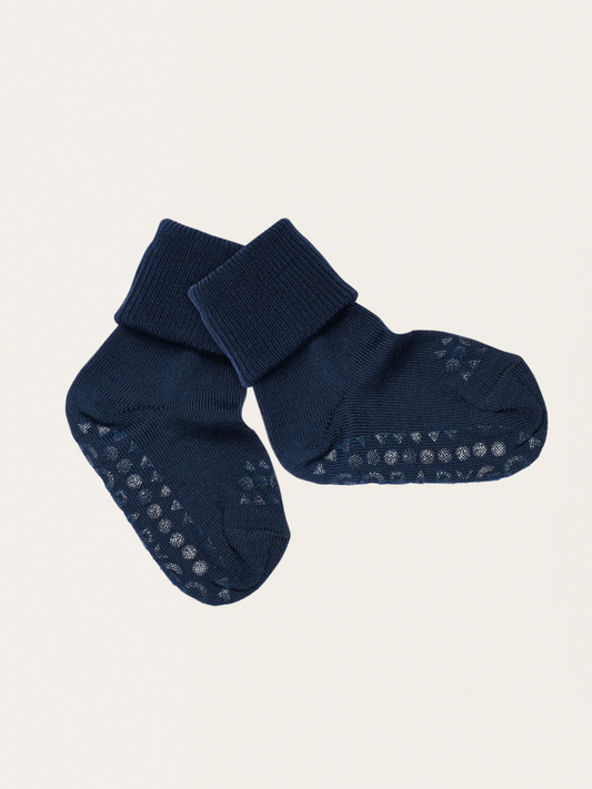 Antypoślizgowe skarpetki do raczkowania z wełny merino