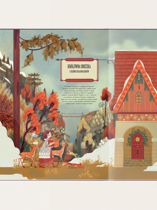Czekając na Święta w Krainie Baśni. Kalendarz adwentowy z 24 okienkami