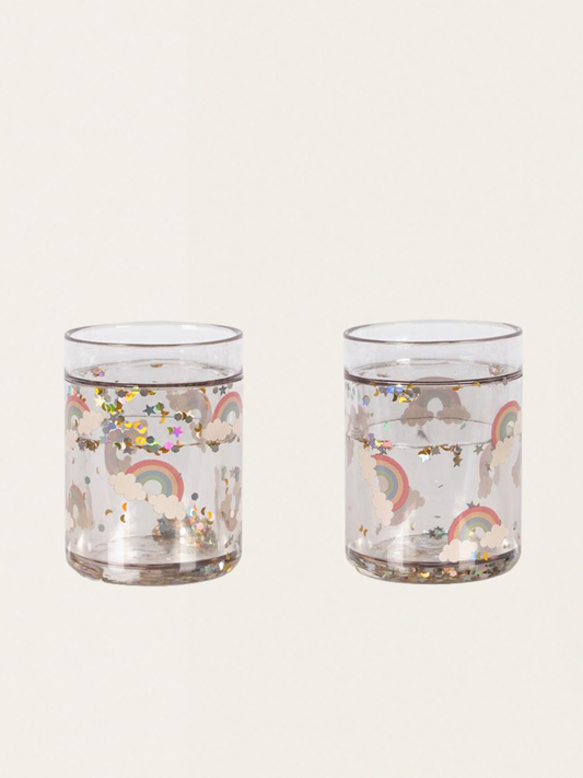 Brokatowe szklanki 2 szt. Rainbow