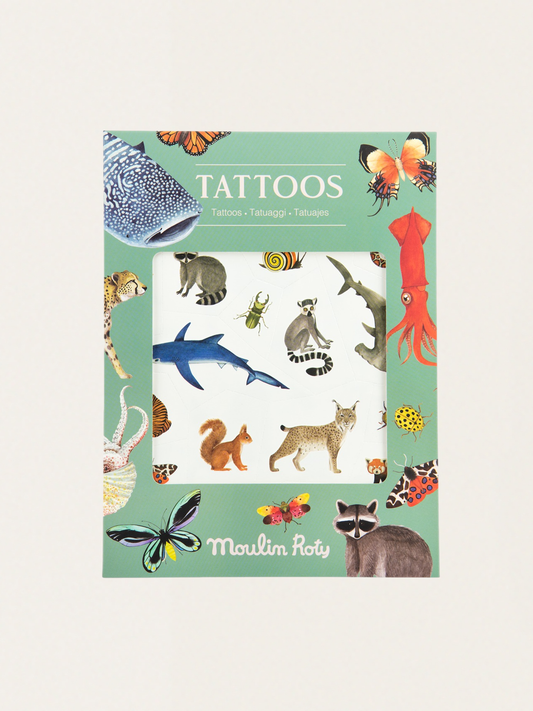 Tatuaże dla dzieci Zwierzęta świata