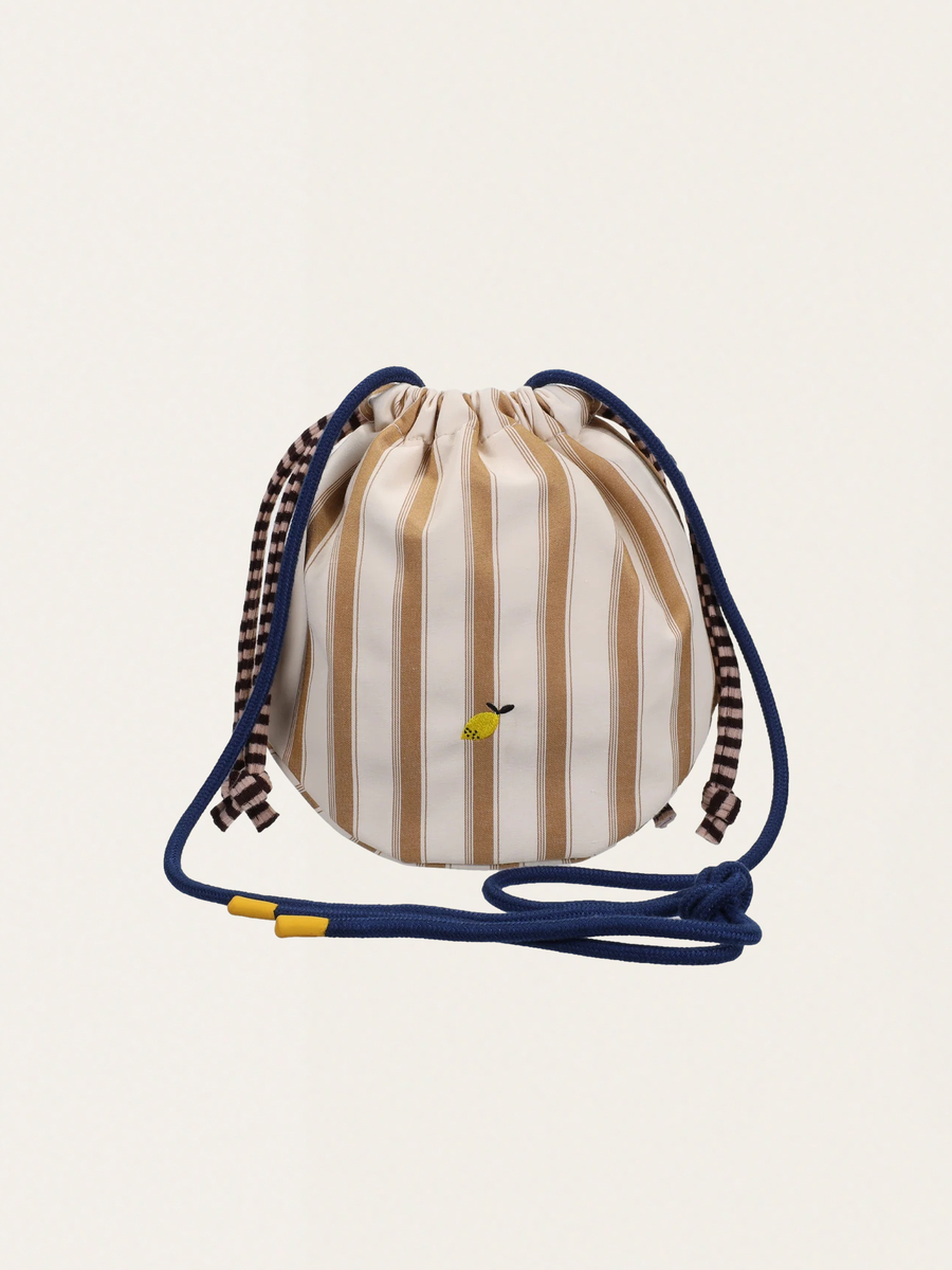 Mała torebka Pouch bag ray brown + ned blue