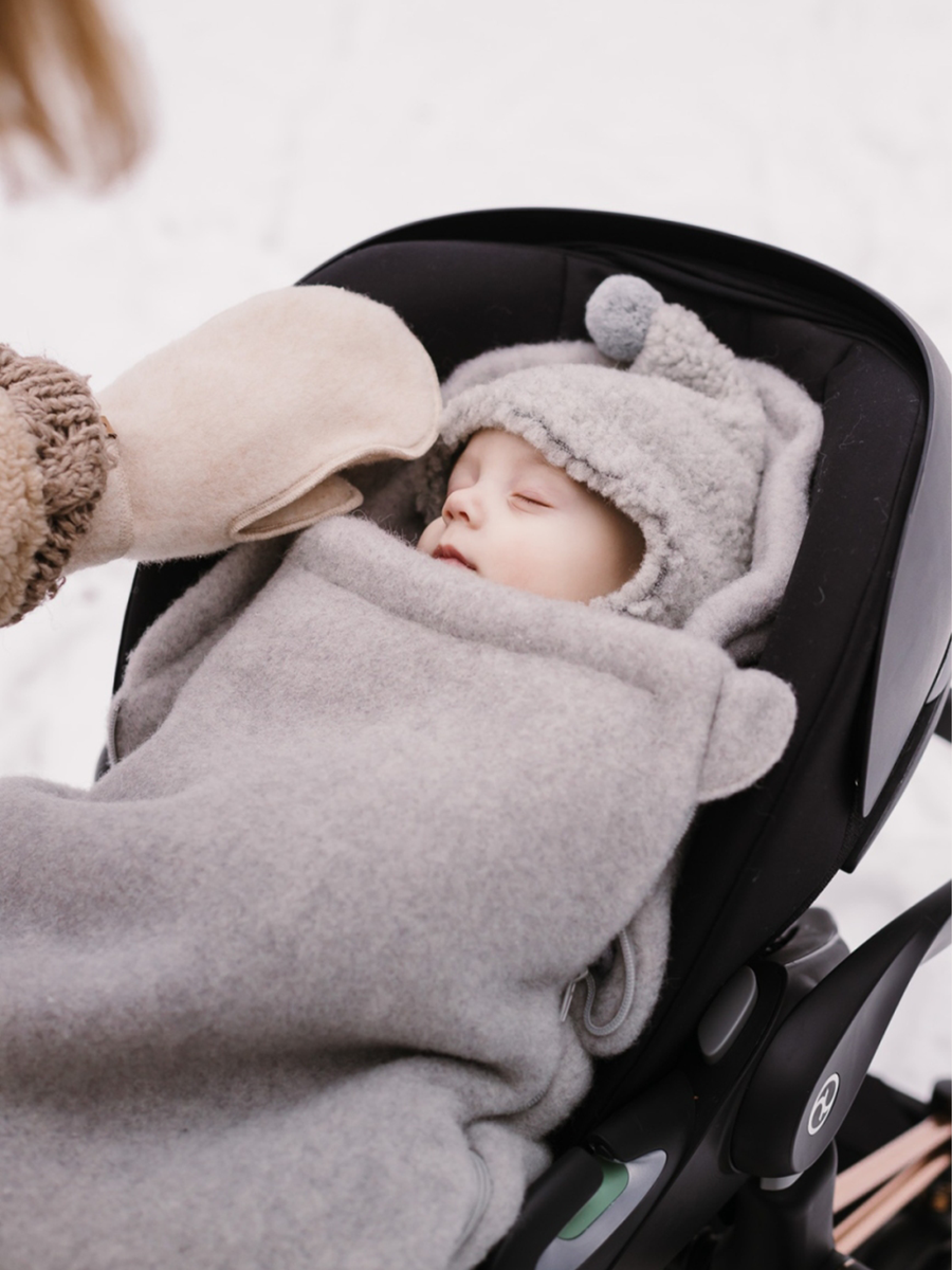 Ciepły śpiworek z wełny premium Sierra 0-18M