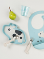 Talerzyk z przyssawką Stick&Stay Dotti Blue