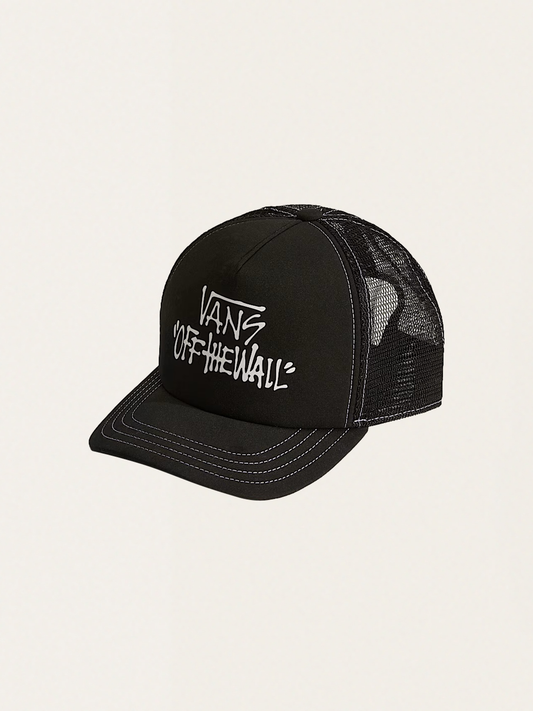 Czapka z daszkiem z siateczką Vans Pop Bill Trucker Black