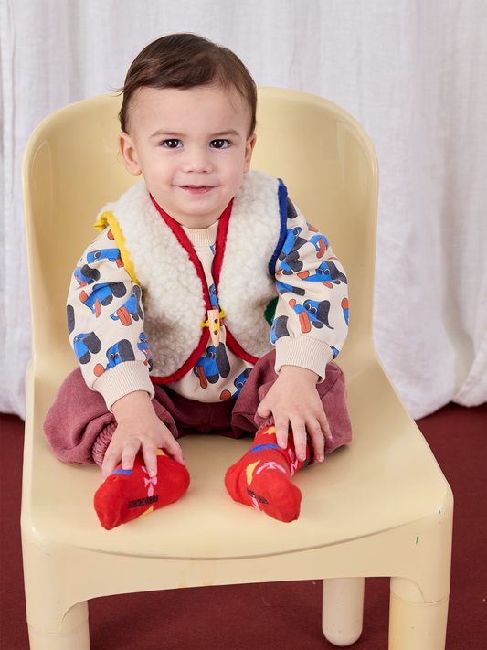 Bawełniana bluza Baby Doggy Mate all over